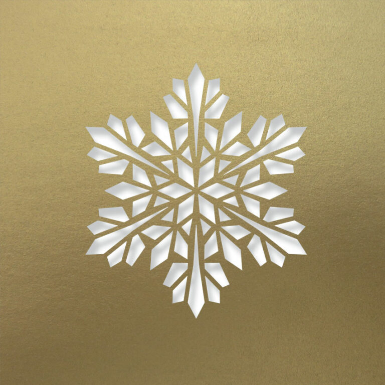 modern snowflake antique go